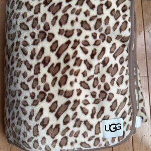 UGG Cheetah Print Throw Blanket
